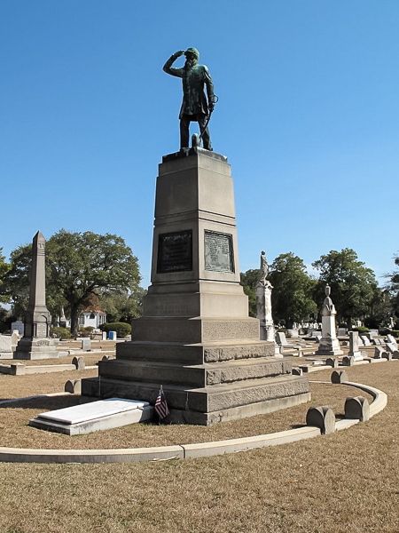 Wagener Monument in Bethany Cemetery.