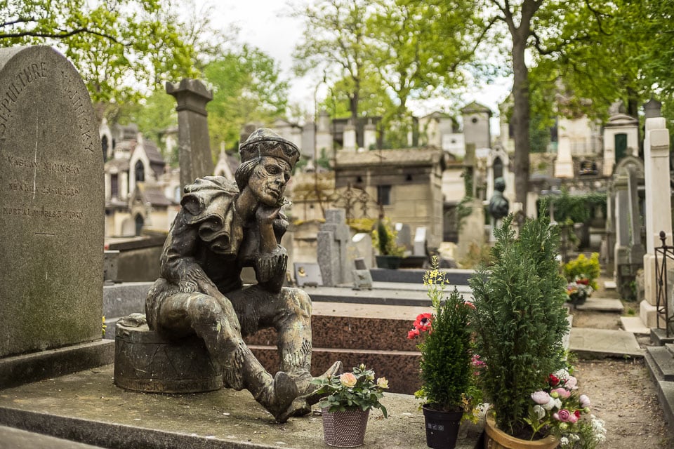 Vaslav Nijinsky's grave in Montmartre cemetery.