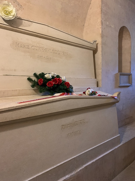 Tomb of Marie Curie.