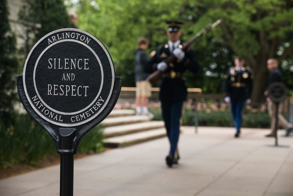 Sign that says Silence and Respect.