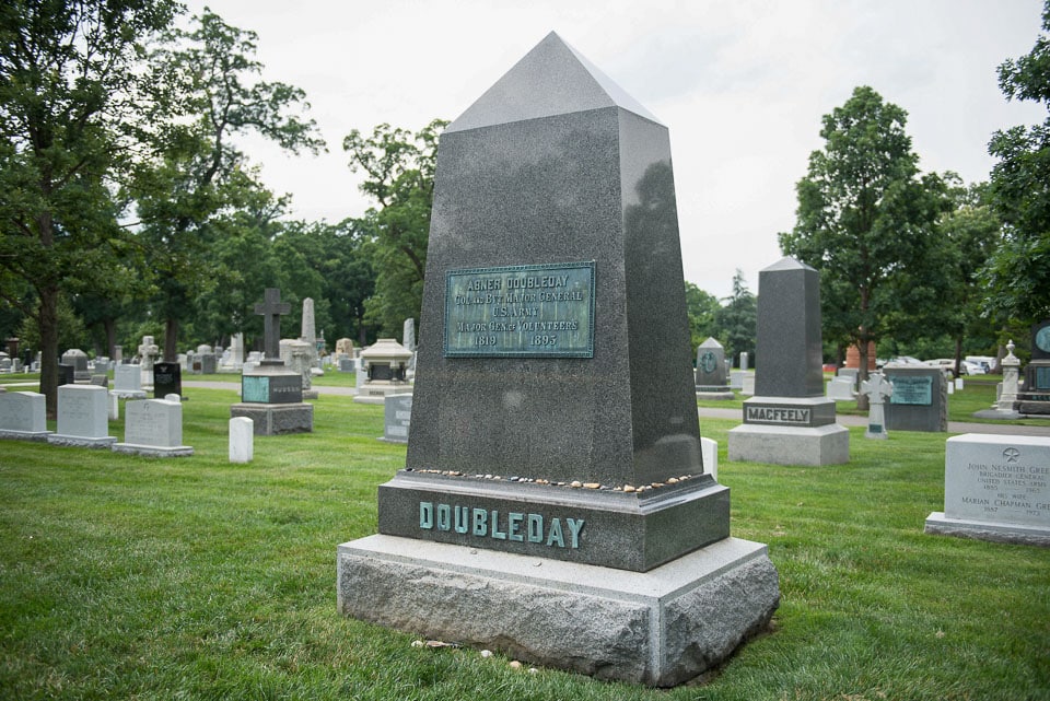 Abner Doubleday's grave.
