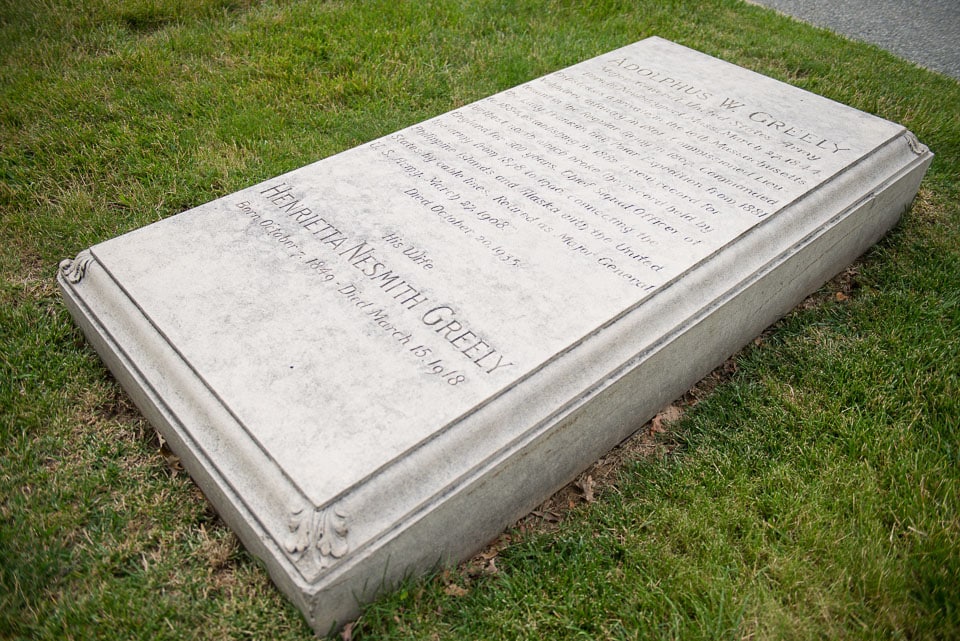 Adolphus Greely grave.