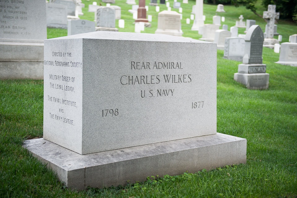 Charles Wilkes grave.