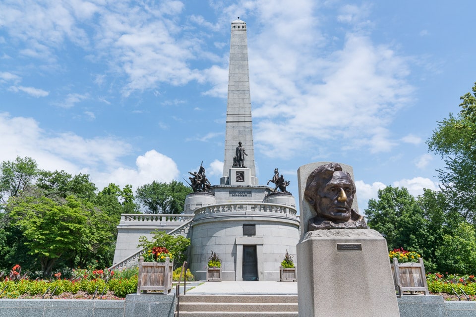 Abraham Lincoln's tomb at Lincoln Tomb State Historic Site.