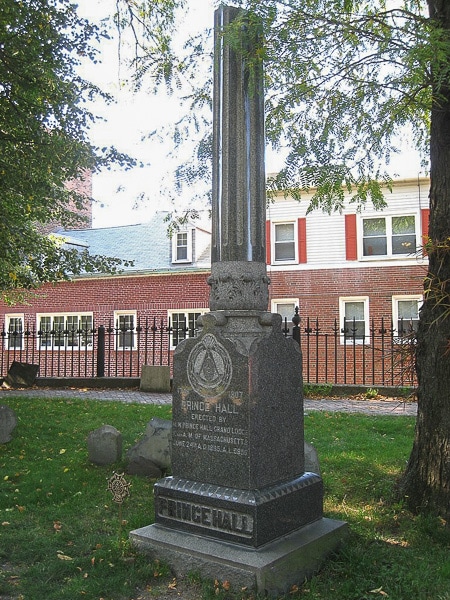 Prince Hall Monument.