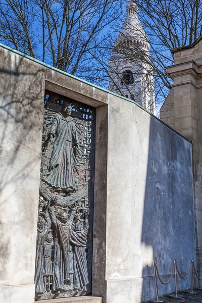 Gate of Calvaire Cemetery.