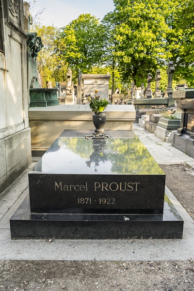 Grave of Marcel Proust.