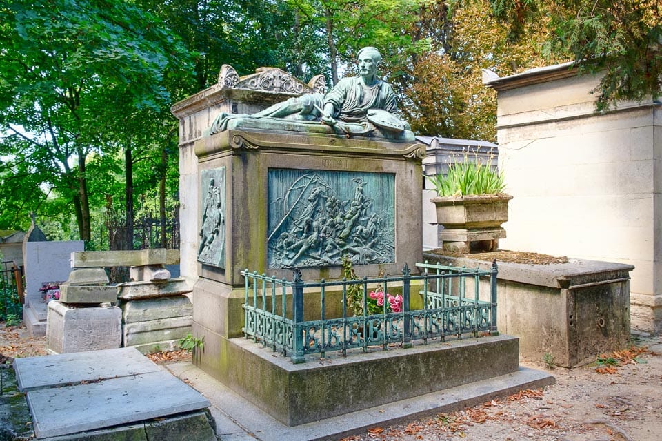 Grave of Theodore Gericault.