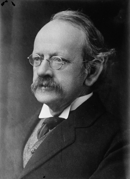 Black and white picture of JJ Thomson.