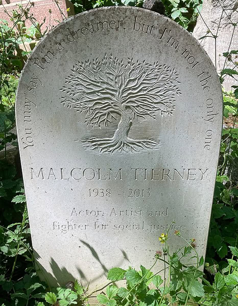Grave of Malcolm Tierney.