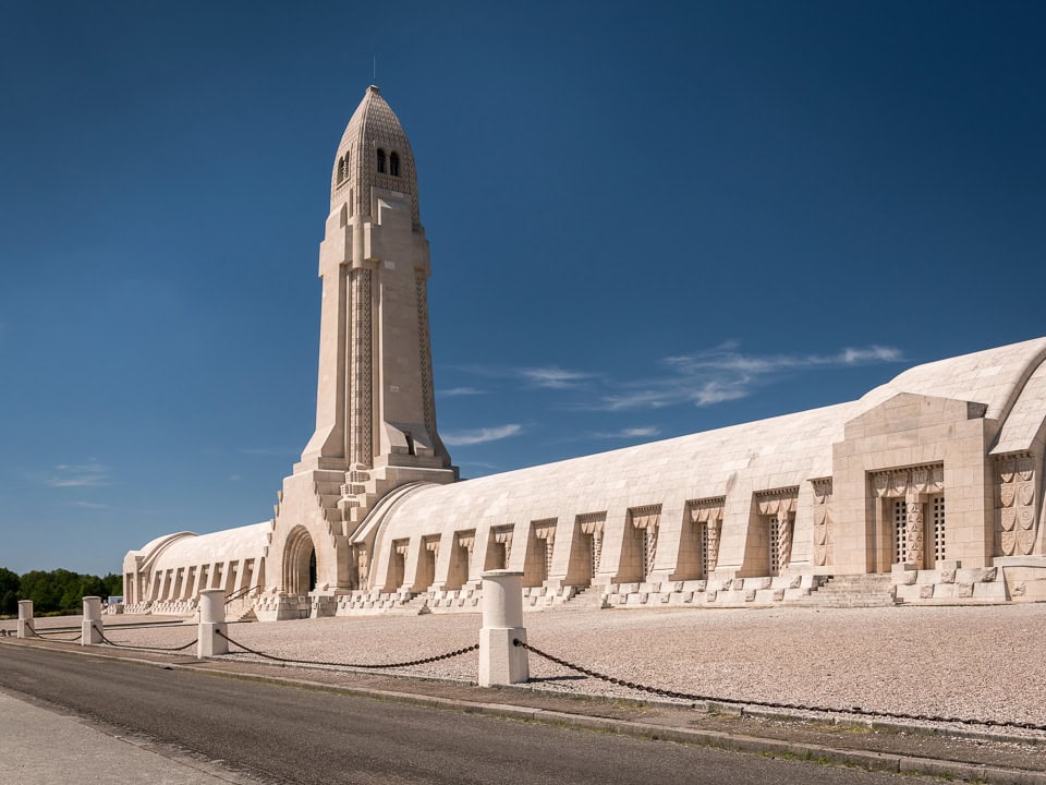 Exterior of Douaumont Ossuary.