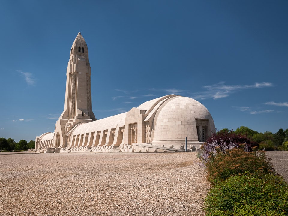 Exterior of Douaumont Ossuary.