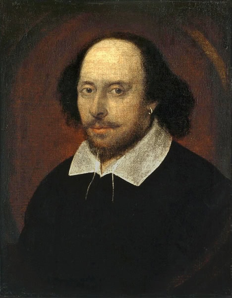 Painting of Shakespeare.