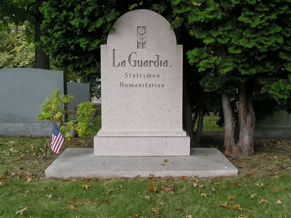 Fiorello La Guardia's grave.